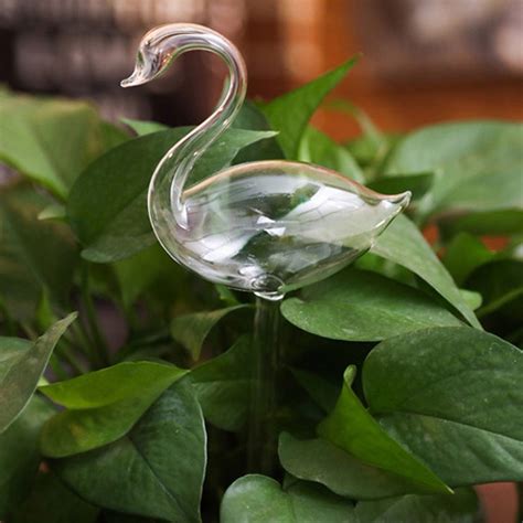 Efinny Plant Watering Bulbs Glass Self Watering Stakes Water Globe