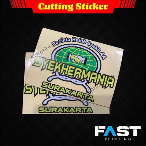 Jual Cutting Sticker Logo Syekher Mania L Stiker Mobil Motor Keren