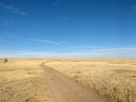 Dirt Road Across Open Prairie Picture Free Photograph Photos Public