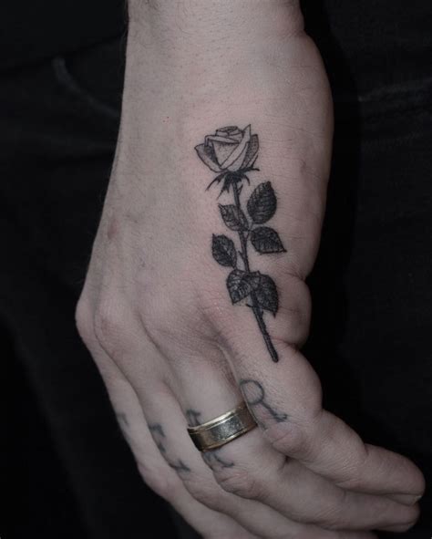 Small Hand Rose Tattoo Ideas Tattoos For Women Music Tattoo Ideas