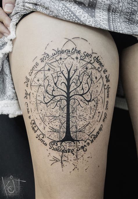 10 Lord Of The Rings Tattoos Literary Tattoos Series Geometric Tattoo Lord Of The Rings