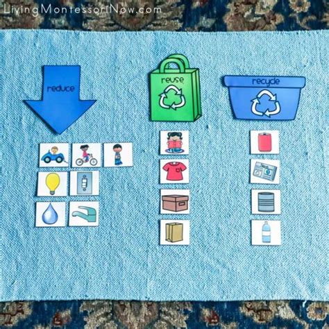 Free Reduce Reuse Recycle Printables And Activities For A Montessori