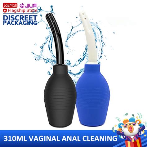 Speeds Electric Enema Cleaning Container For Men Women Vagina Anal Cleaner Medical Rubber Anus