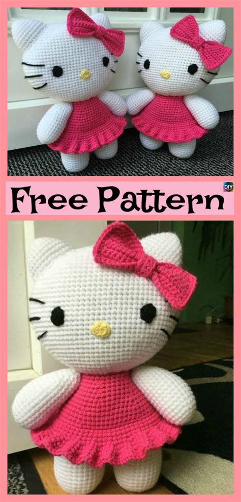 Adorable Crochet Hello Kitty Free Pattern Diy 4 Ever