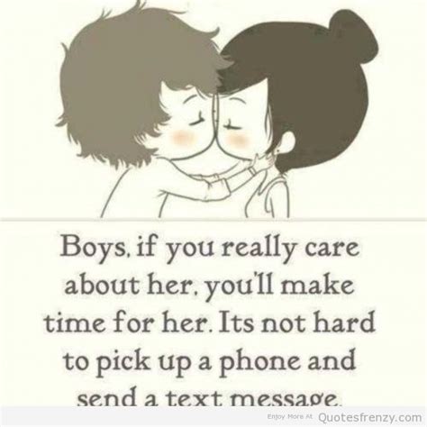 Boys If You Really Care About Her You Ll Make Time For Her Pictures Photos And Images For