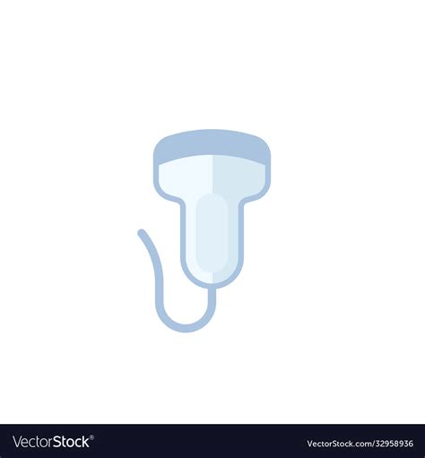 Ultrasound Icon On White Royalty Free Vector Image