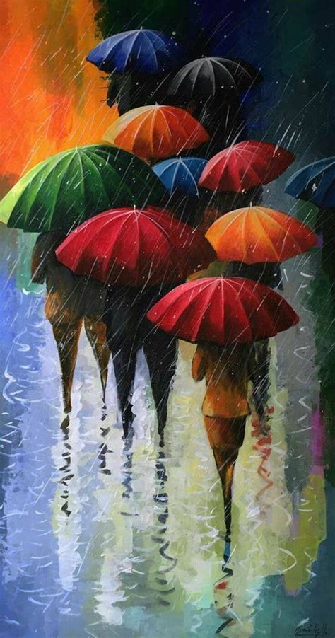 Abstract Art Painting Umbrella Painting Umbrella Art