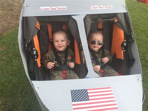 DIY Top Gun Twins Baby Costume This Is Incredible Costume Yeti