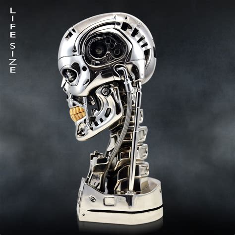 Terminator 2 T 800 Life Size Endo Skull Head Limited Edition