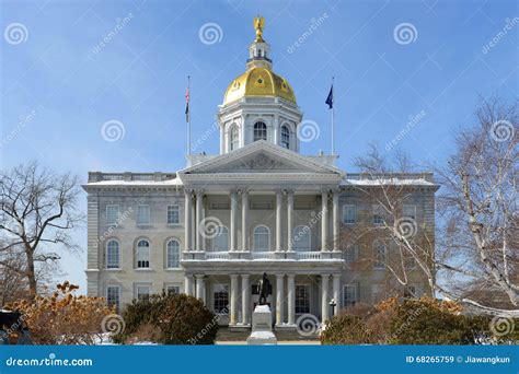 New Hampshire State House Concord Nh Usa Stock Image Image Of
