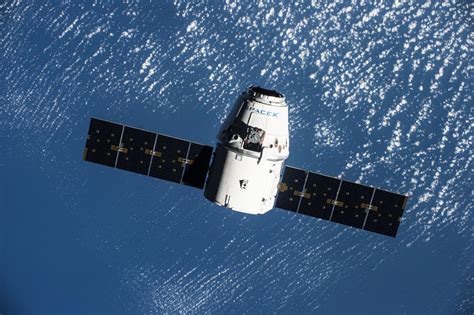 Dragons Solar Arrays Deployed Spacex