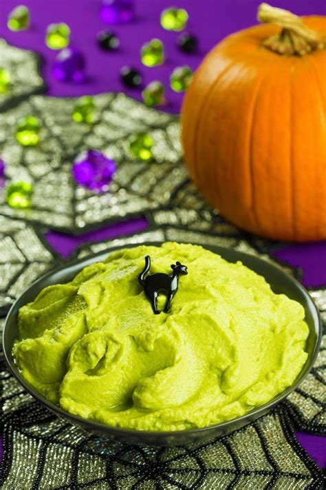 Green Monster Dip Monster Dip Healthy Halloween Food Avocado Hummus