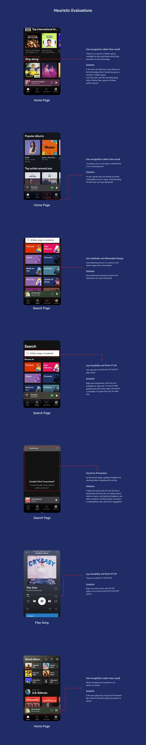 Spotify Uiux Case Study Redesign Concept On Behance