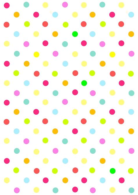 Free Digital Multicolored Polka Dot Scrapbooking Paper Ausdruckbares Geschenkpapier Freebie