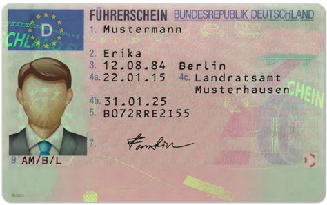Germany Driving Licence Front And Back Template Global Psd Template