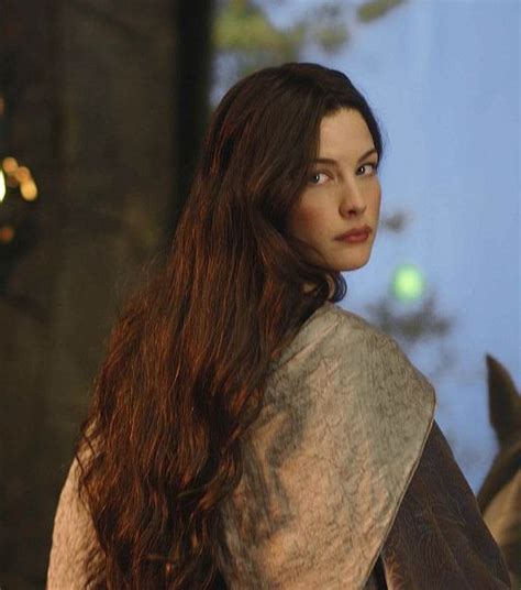 Liv Tyler As Arwen Undomiel Evenstar Of Rivendell Immortal Half Elven Arwen Means Noble
