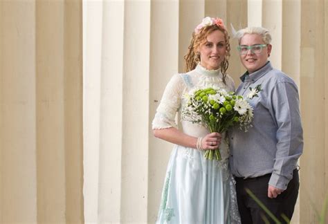 jewish woman among first to marry same sex partner in uk the times of israel