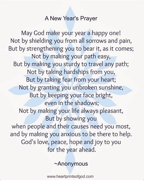 Every new year is pregnant with blessings and curses, good and evil, that is why you must start the new year with intensive prayers. Heartprints of God: December 2013
