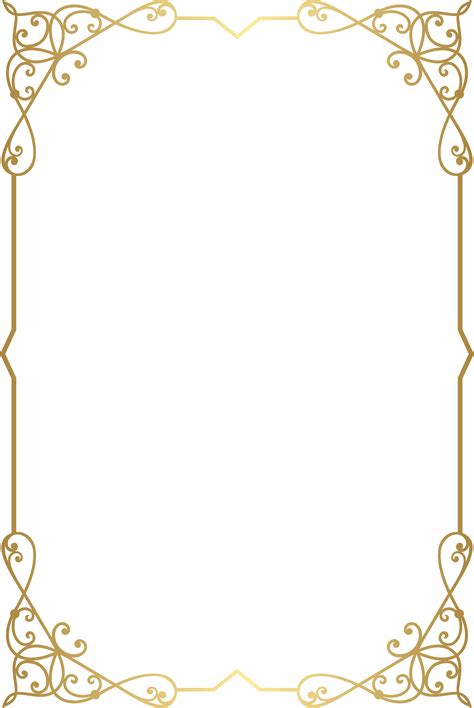 Download Decorative Frame Border Png Clip Art Image Gallery Fancy