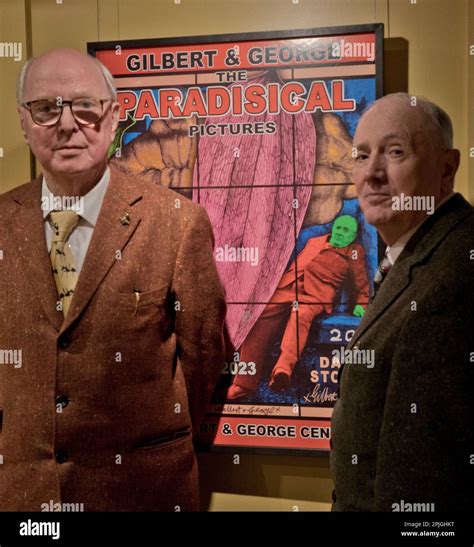 Artists Gilbert And George At The Opening Of Their Art Centre In