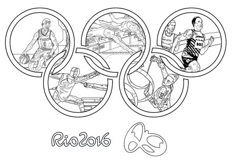 rio 2016 olympic games olympic and sport adult coloring pages