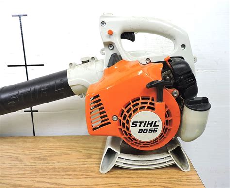 How to start stihl petrol blower. Police Auctions Canada - Stihl BG55 Gas Powered 27cc Leaf Blower (224884A)