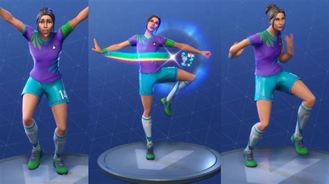 Fortnite Poised Playmaker Fortnite Uniform Performs All Dances