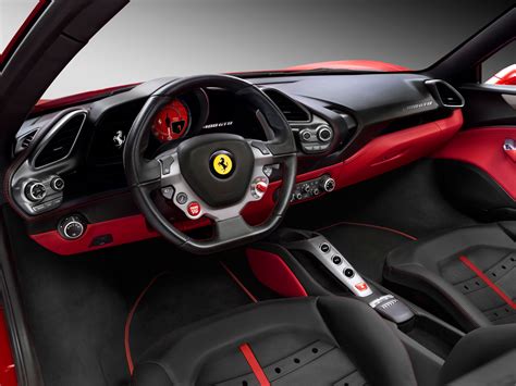 Ferrari 488 Gtb Interior Car Body Design
