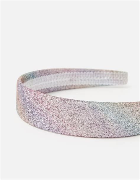Anna Glitter Rainbow Headband Girls Headbands Accessorize Uk