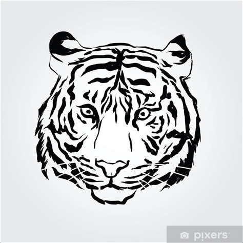 Tiger Silhouette Vector At Vectorified Com Collection Of Tiger