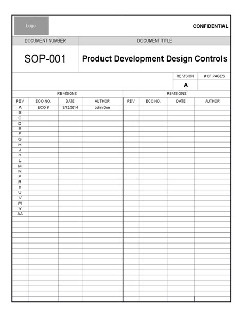 Design Control Sopdocx Verification And Validation Medical Device