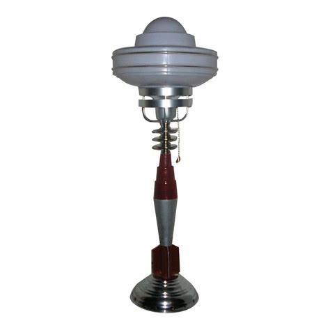 Kids rocket lamp ship lampoon ameegome. Art Deco Machine Age 1936 Flash Gordon Rocket Ship Lamp ...