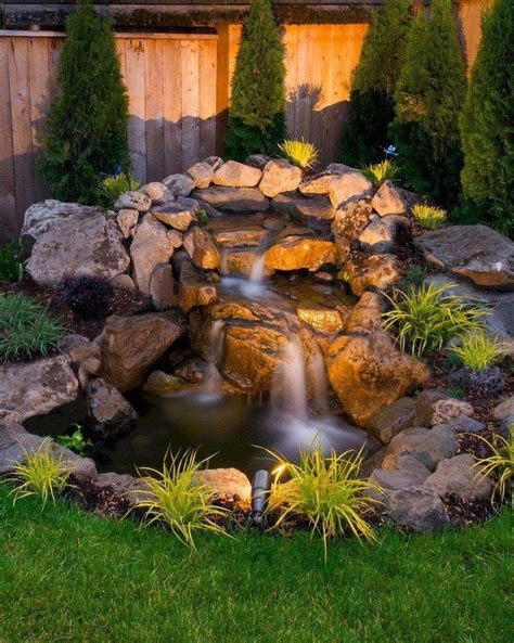 10 Pond Designs With Waterfalls