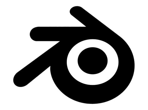 Blender Black Logo Transparent Png Stickpng