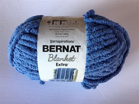 Bernat Blanket Extra 105oz300g Bulky 7 Crisp Blue Etsy