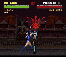 Mortal Kombat Ii Screenshots For Snes Mobygames