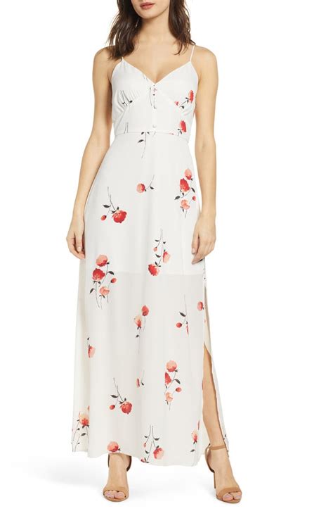 Row A Strappy Maxi Dress Nordstrom