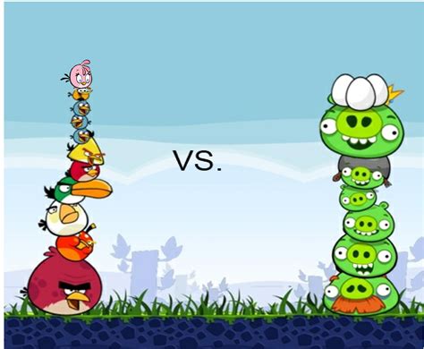 The birds and pigs go soapbox racing in our brand new game that's now out for all major platforms. Angry Birds vs Angry Pigs | Angry Birds Fanon Wiki ...