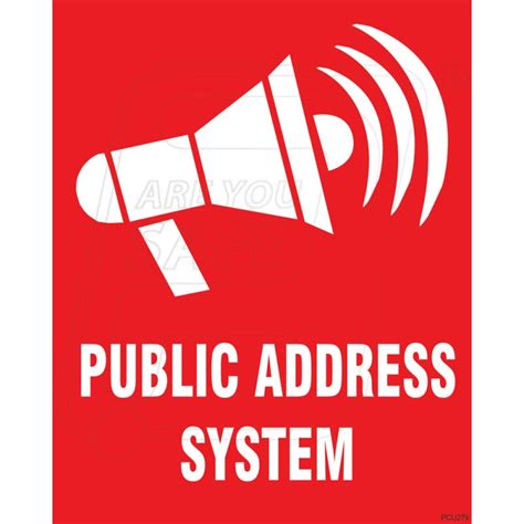 Public Address System Protector Firesafety