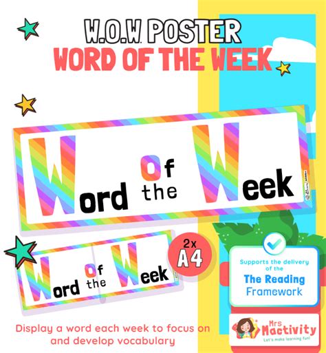 Wow Words Display Poster To Support The Delivery Of The 2021 Reading