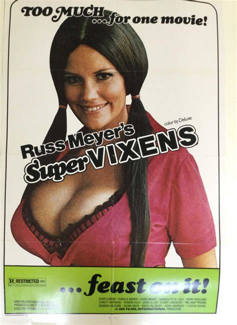 Lot Vintage Super Vixens Movie Poster
