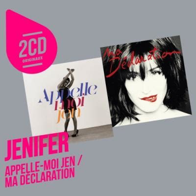 Ma D Claration Appelle Moi Jen Jenifer Cd Album Achat Prix Fnac