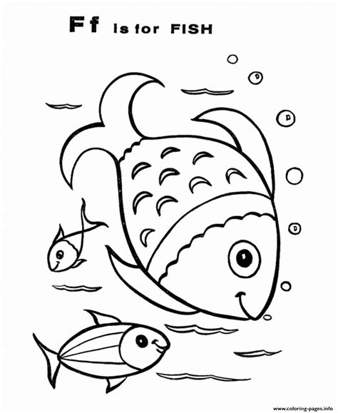 I have drawn a selection of simple and some complicated pictures which should be great for children of all ages, check out the free colouring main page for a full listing of what's. Fish Free Alphabet S1fc1 Coloring Pages Printable