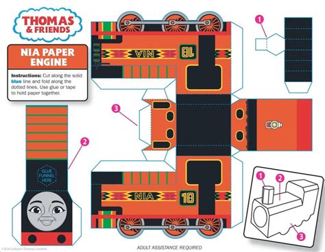 Printable Paper Train This Free Printable Build A Train Craft Is The