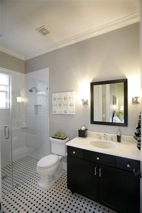 See more ideas about paint colors, bathroom paint colors, house colors. 25 best Black & White Tile images on Pinterest | Bathroom ...