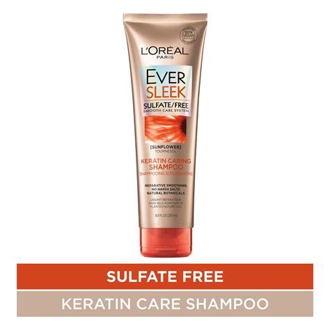 Loreal Paris Eversleek Sulfate Free Keratin Caring Shampoo 85 Fl Oz