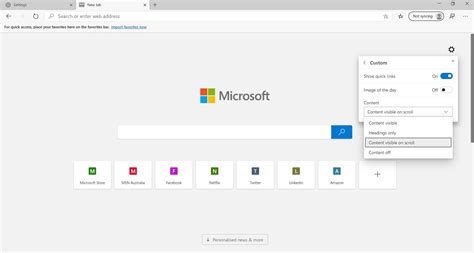 How To Customize Microsoft Edge Customize Microsoft Edge Home Page My