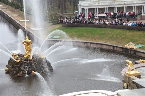 First Fountain Launches In Peterhof Multimedia Peterhof State Museum Reserve