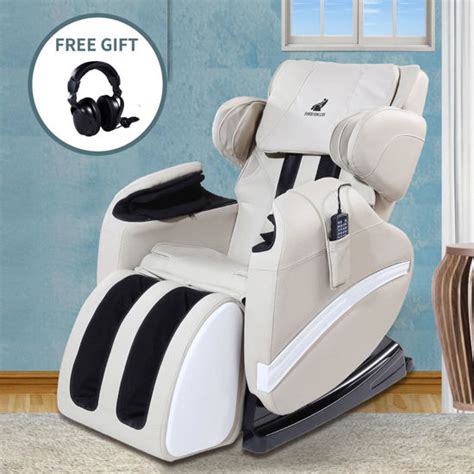 Affordable Variety Electronic Full Body Shiatsu Massage Chair Recliner With Heat Stretched And