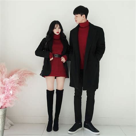 리스마스에는 요렇게?(˃̶᷄‧̫ ˂̶᷅๑ )🎄 | Cute couple outfits, Matching couple ...